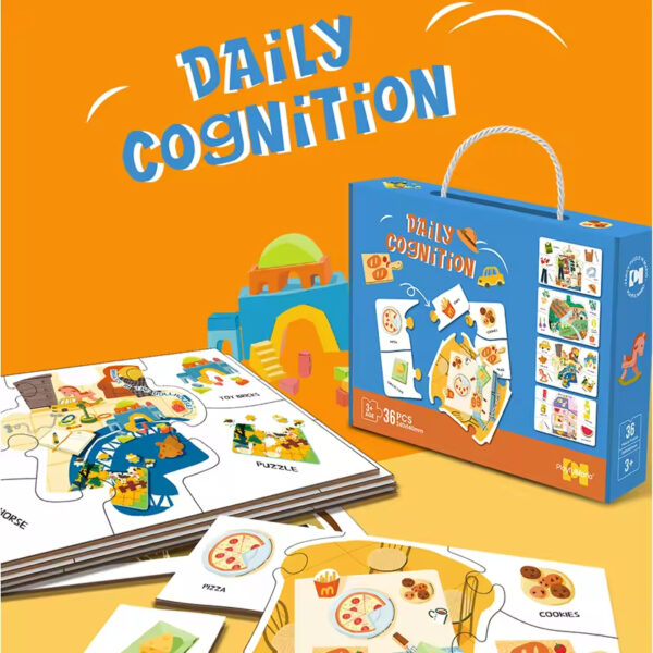 Children Early Educational Toy 3D Match Puzzle Cognitive Puzzle - Image 3