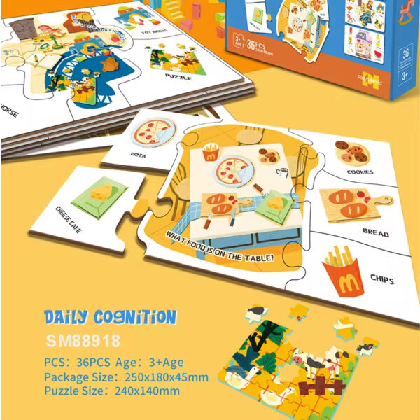 Children Early Educational Toy 3D Match Puzzle Cognitive Puzzle - Image 4