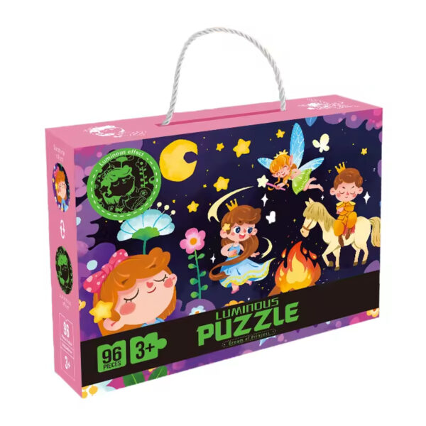 Children's Puzzle Plane Glow-in-the-dark Puzzle Block Puzzle Early Education Assembly Toy - Image 6