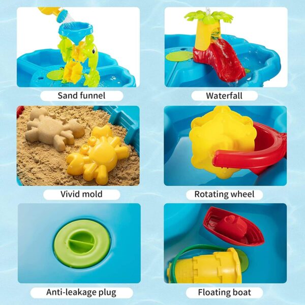 Beach Sand Toys Water Game Toy Beach Water Table for Kids - Imagem 2