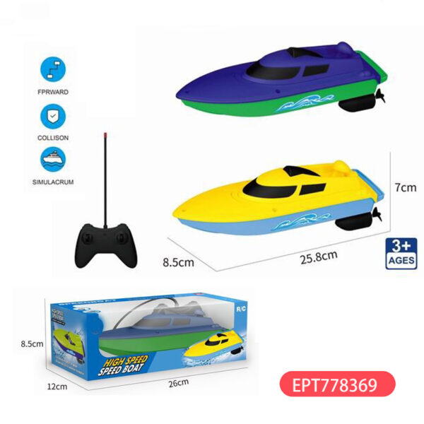2.4G Shark Remote Control RC Boat & Ship Toys - 영상 4