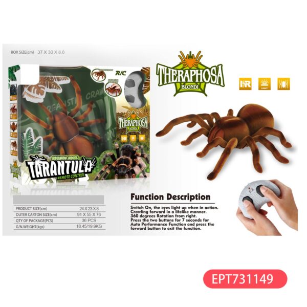 Infrared Remote Control Ant Insect Toy with Light Made of Durable Plastic Operates on Electric Power - Image 5