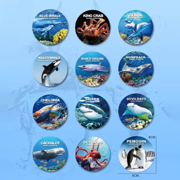 36Pcs Plastic Ocean Animals Sea Creatures Small Animal Figures Assorted Mini Plastic Animal Figurines Toy - 画像 4