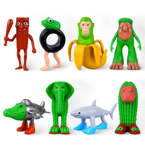 TungTungTung Sahur Tralalelo Tralala 3D Printing Statue Decoration Fidget Creative AI Toy Tralalero Tralala Action Figures
