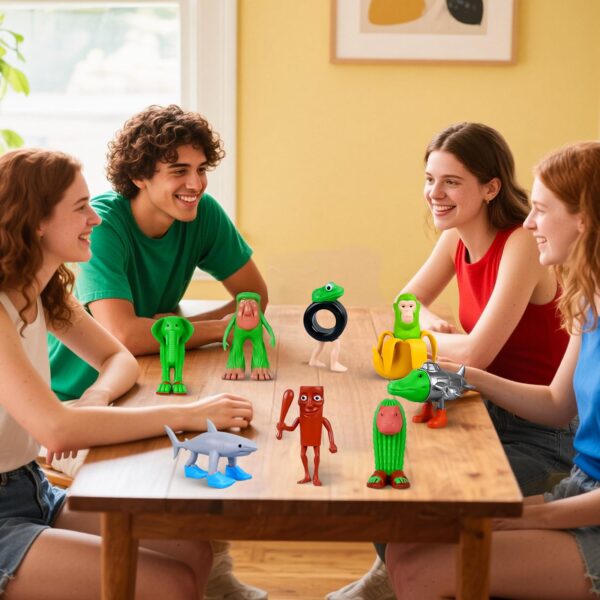 TungTungTung Sahur Tralalelo Tralala 3D Printing Statue Decoration Fidget Creative AI Toy Tralalero Tralala Action Figures - Imagem 2
