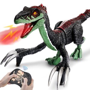 Remote Control Dinosaur Toys Children Body Swing Light Sound Plastic Electronics Spray Dinosaur