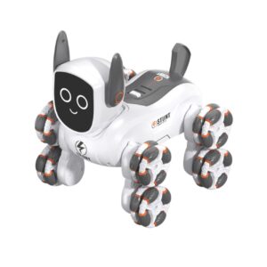 Eight-wheel Multi-function Dual Remote Control Robot Dog Toy Watch Hand Gesture Remote Control RC Stunt Cars