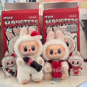 V4 New Design Cola Series Pop Mart Labubu Blind Box Doll Plush Toy