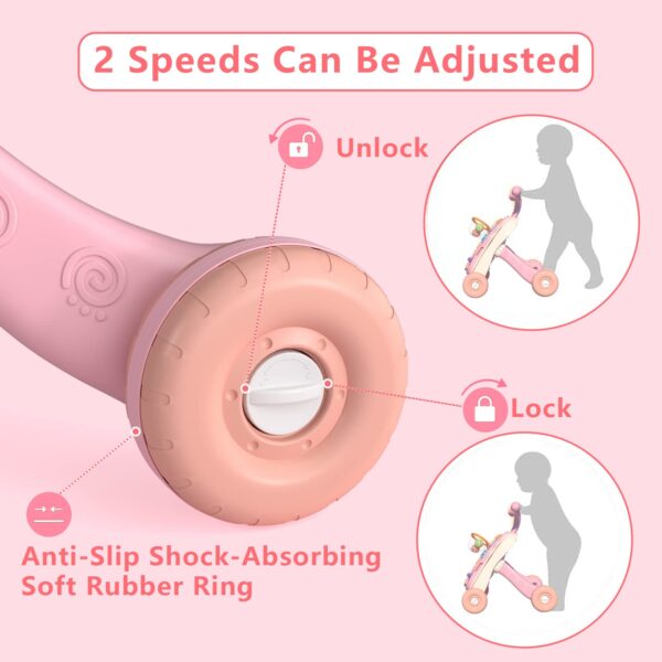 Multifunctional Baby Learning Walker Infant Push Stroller Car Activity Center 3 ~에 1 Baby Walker - 영상 5