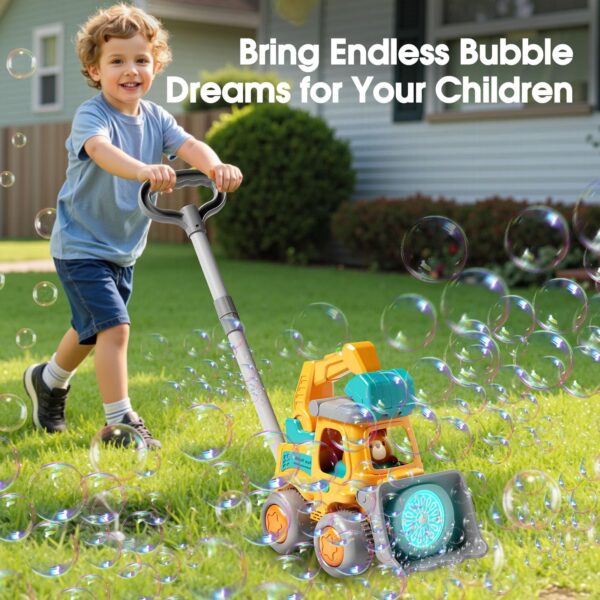 Bubble Toys for Kids Outdoor Cartoon Engineering Cart Toys Kids Bubble Machine Kids Birthday Present Party Party Toy - Изображение 4