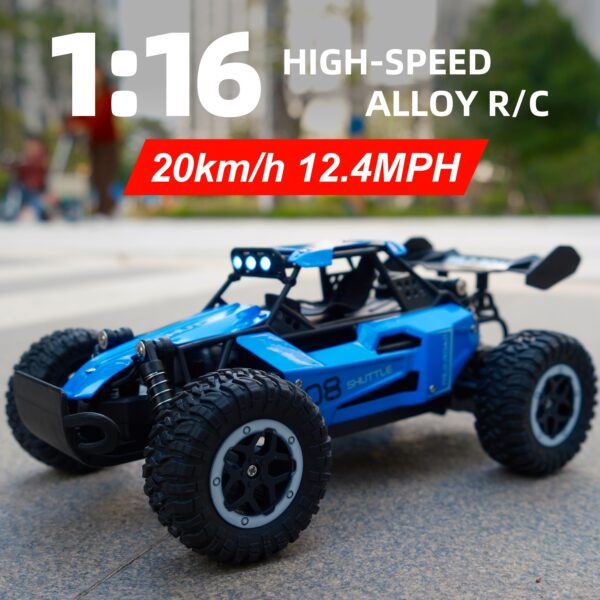 Cheap 1:16 High-Speed Rc Buggy Racing Car Toy 2.4G Alloy 5CH Remote Control Off-road Toy Car - Изображение 3