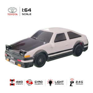 2.4G 1:64 Toyota AE86 Remote Control Racing RC Car Mini RC Car Toy for Kids
