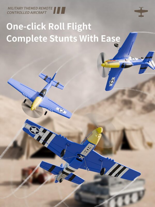 2.4GHz RC Fixed Wing Plane Brushless Motor Starter RC Hobby Kit RTF Gyro-Assist for Beginners Electric Foam Plane - Image 5