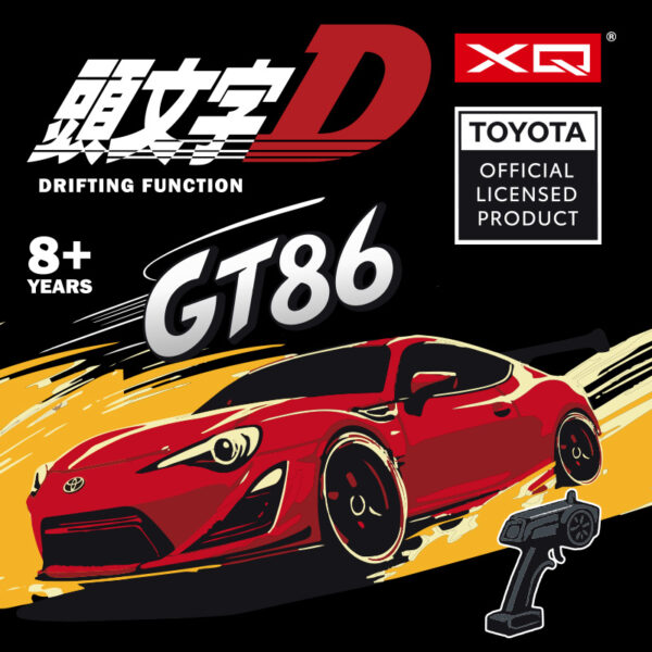4WD 2.4G 1:64 Toyota GT86 Mini RC Drift Racing Car with Lights - 图片 2