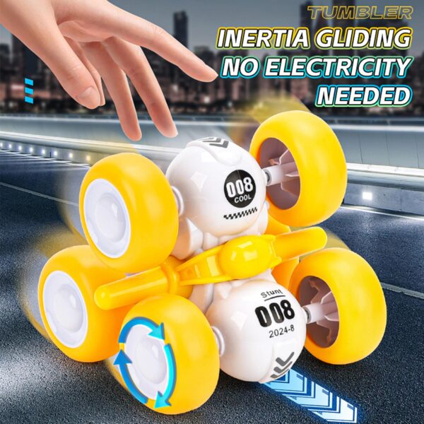 New Model Friction Car Mini Stunt Car Toy 360 Degrees Rotating Climbing Vehicle Toy for Boy - Изображение 3