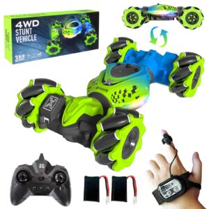4wd Remote Control Car Toys Sensor Vehicle Stunt Crawler Drift Remote Watch Control Rc Car for Adults with High Speed