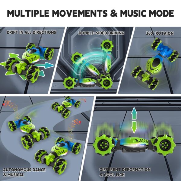 4wd Remote Control Car Toys Sensor Vehicle Stunt Crawler Drift Remote Watch Control Rc Car for Adults with High Speed - 图片 5