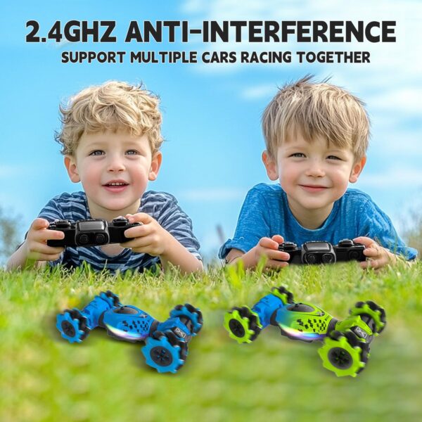 4wd Remote Control Car Toys Sensor Vehicle Stunt Crawler Drift Remote Watch Control Rc Car for Adults with High Speed - 图片 4