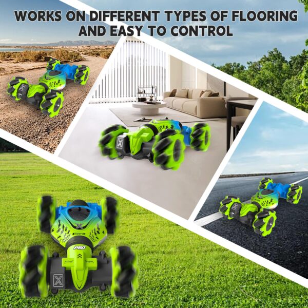 4wd Remote Control Car Toys Sensor Vehicle Stunt Crawler Drift Remote Watch Control Rc Car for Adults with High Speed - 图片 3