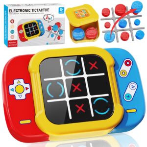 2-in-1 Upgraded Tic Tac Toe Game Electronic Handheld Games Console Digital Tic Tac Toe Electronic Game