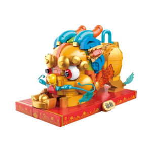 Educational Creative Brave Troops Chinese Ancient Beasts DIY Building Block Brick Toy Sets for Children