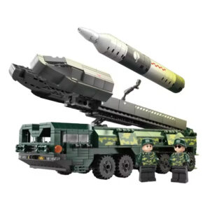 Army Carrier Rocket Building Block Vehicle Missile Launch Truck Block Kits Construction Toy for Boys