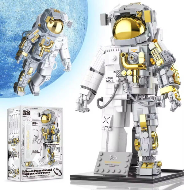 DIY Creative Educational Space Spaceman Astronaut Building Blocks Model Construction Toys