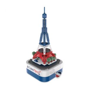 DIY Electronic Educational Model Toy Set Iron Tower Music Box Building Blocks for Kids