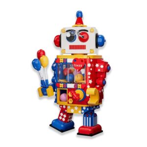 Funky Deformation Cartoon Model Assemble Robot Building Block Toy for Child Engineering Learning