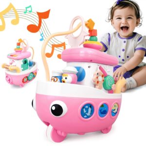 Rainbow Building Blocks Music Pattern Learning Electric Toys Educational Baby Toy