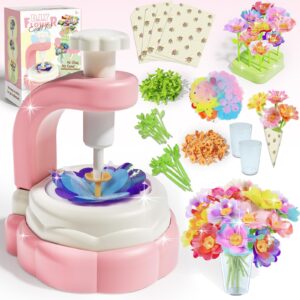 Handmade Fabric Flower Bouquets Toy DIY Flower Craft Kits Build Your Own Bouquet Arts Crafts Toy