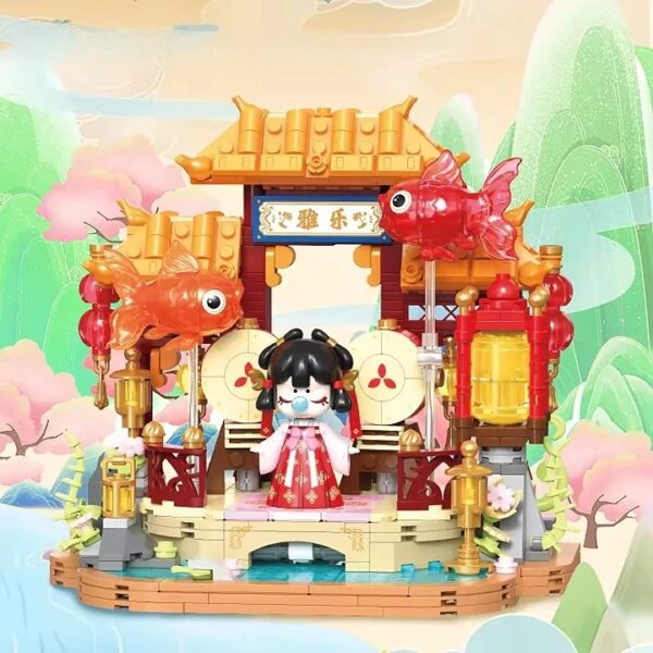 Unisex ABS Plastic Educational Baby Chinese Style Building Block Set Toy Model Birthday Gift Packaged in Box - Image 6