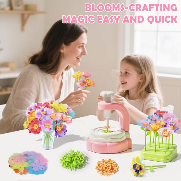 Handmade Fabric Flower Bouquets Toy DIY Flower Craft Kits Build Your Own Bouquet Arts Crafts Toy - Image 7