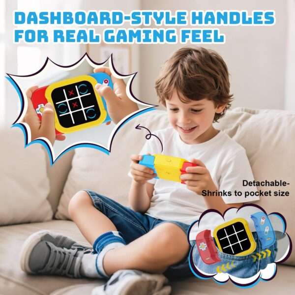 2-in-1 Upgraded Tic Tac Toe Game Electronic Handheld Games Console Digital Tic Tac Toe Electronic Game - Изображение 6