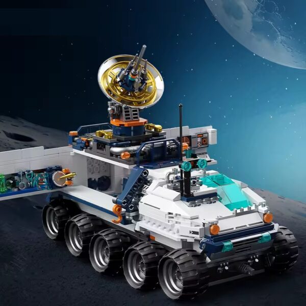Break Down Series DIY Educational ABS Toy Set Creative Kids Light Mars Rover Building Block - Image 4