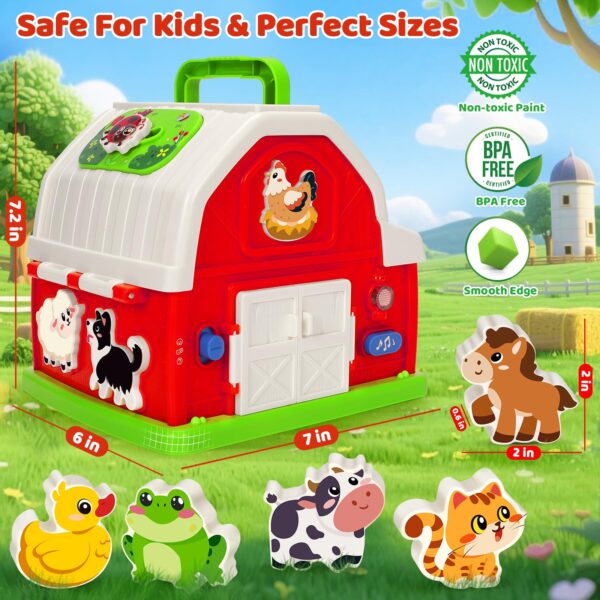 Learning Moving Infant Children's Plane Elephant Player Doll Kids Music Toys Musical Barn Farm Animal Set - Изображение 6