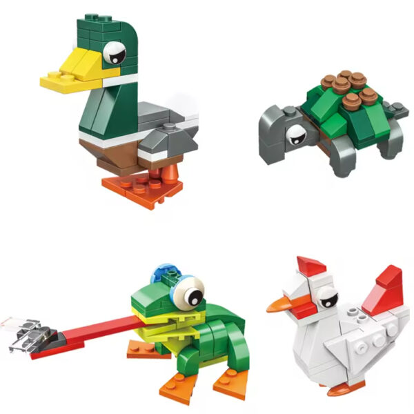 Factory OEM ODM Custom Plastic Animal Building Block Bricks Bird Rabbit Horse Child Kids - Image 5
