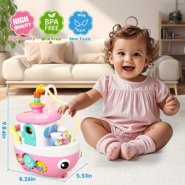 Rainbow Building Blocks Music Pattern Learning Electric Toys Educational Baby Toy - Image 8
