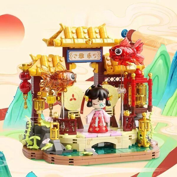 Unisex ABS Plastic Educational Baby Chinese Style Building Block Set Toy Model Birthday Gift Packaged in Box - Image 5