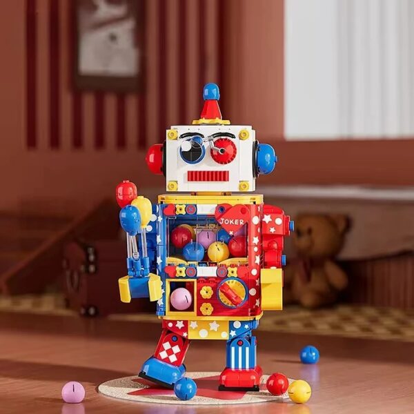 Funky Deformation Cartoon Model Assemble Robot Building Block Toy for Child Engineering Learning - Bild 5