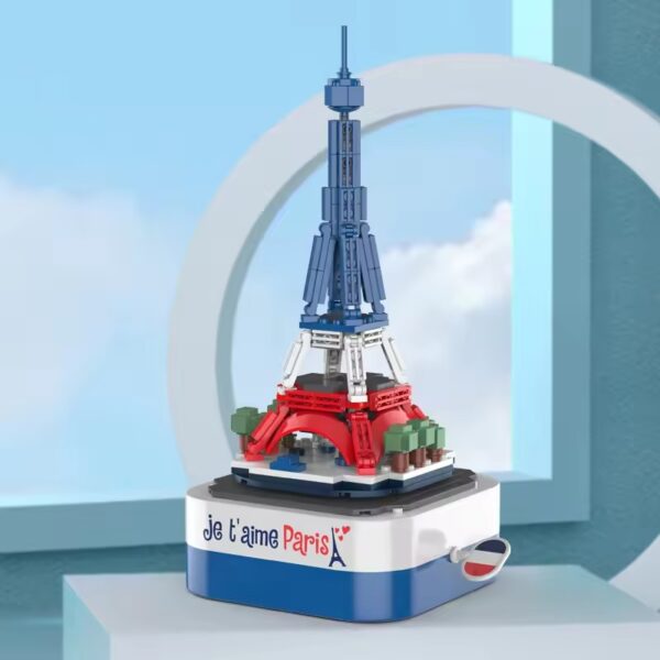 DIY Electronic Educational Model Toy Set Iron Tower Music Box Building Blocks for Kids - Image 5