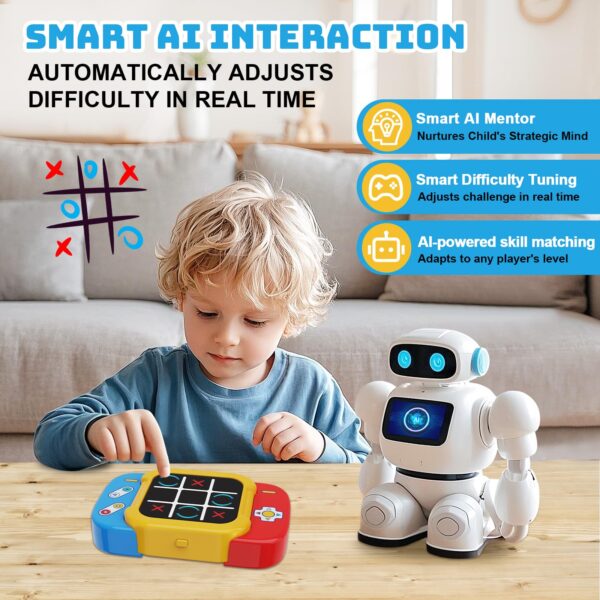 2-in-1 Upgraded Tic Tac Toe Game Electronic Handheld Games Console Digital Tic Tac Toe Electronic Game - Изображение 4