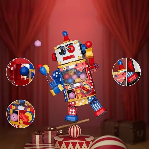Funky Deformation Cartoon Model Assemble Robot Building Block Toy for Child Engineering Learning - Bild 4