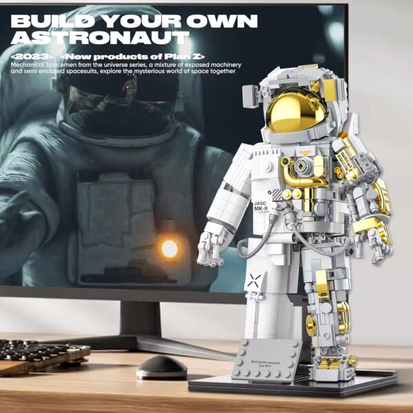 DIY Creative Educational Space Spaceman Astronaut Building Blocks Model Construction Toys - Bild 5