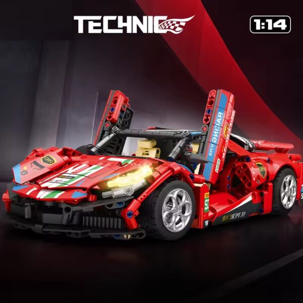 OEM ODM Small Particle Technic Speed Car 1:14 Accessory STEM Speed Car Building Block Toys - Image 4