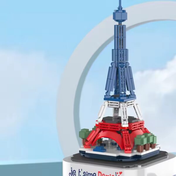 DIY Electronic Educational Model Toy Set Iron Tower Music Box Building Blocks for Kids - Image 3