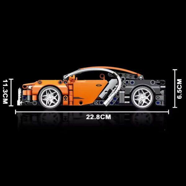 Factory Speed Racing Car Building Blocks Bricks Toy with Pull Back Function for Vehicle Model - Image 3