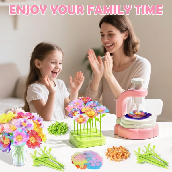 Handmade Fabric Flower Bouquets Toy DIY Flower Craft Kits Build Your Own Bouquet Arts Crafts Toy - Image 3