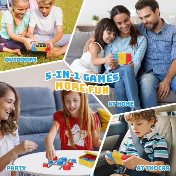 2-in-1 Upgraded Tic Tac Toe Game Electronic Handheld Games Console Digital Tic Tac Toe Electronic Game - Изображение 2