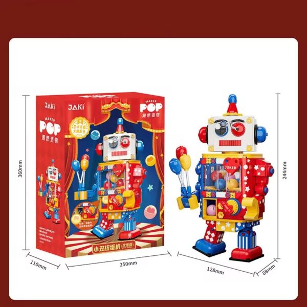 Funky Deformation Cartoon Model Assemble Robot Building Block Toy for Child Engineering Learning - Bild 2